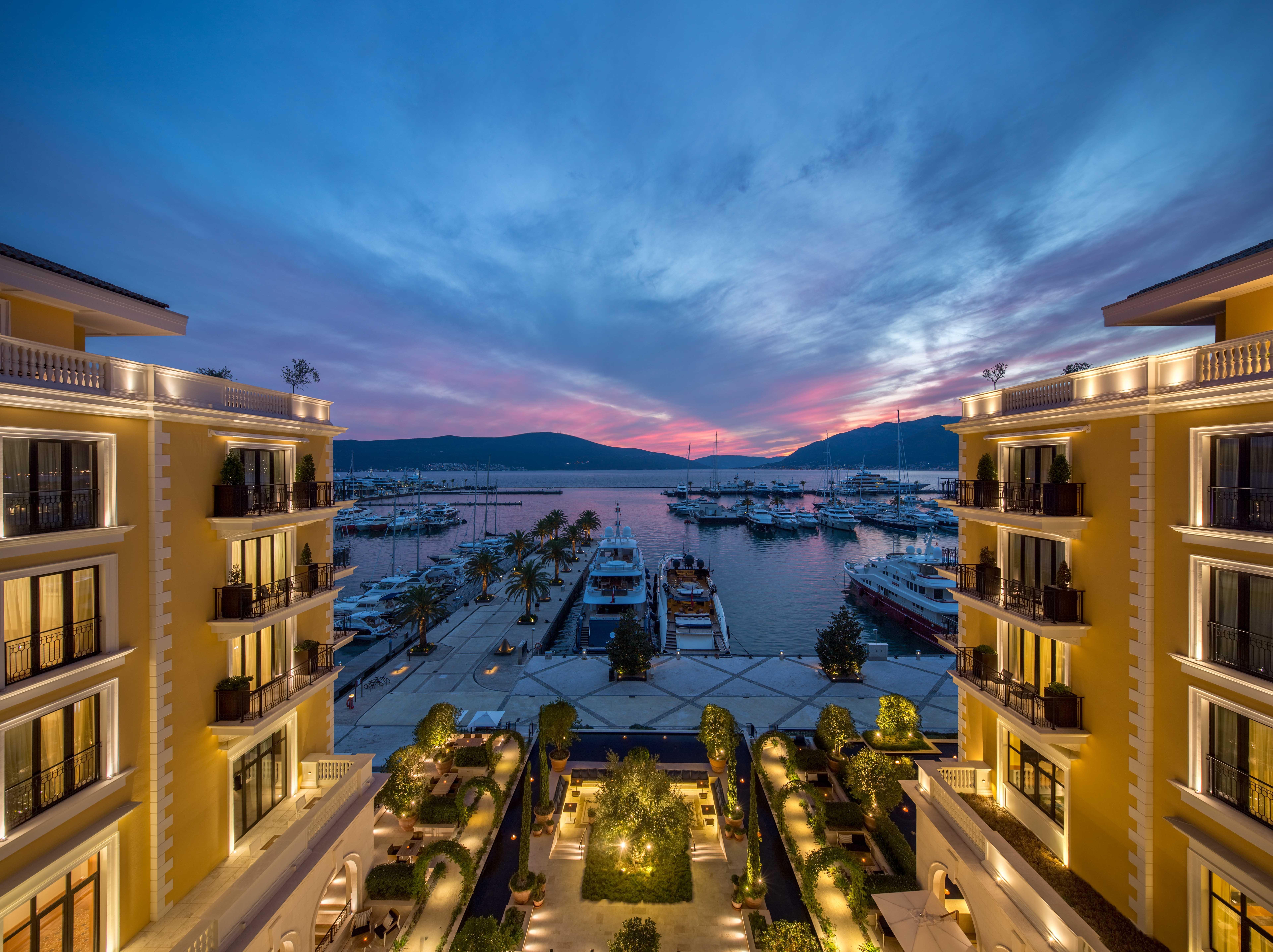 Regent Porto Montenegro Тиват Екстериор снимка View of the port of Porto Cervo