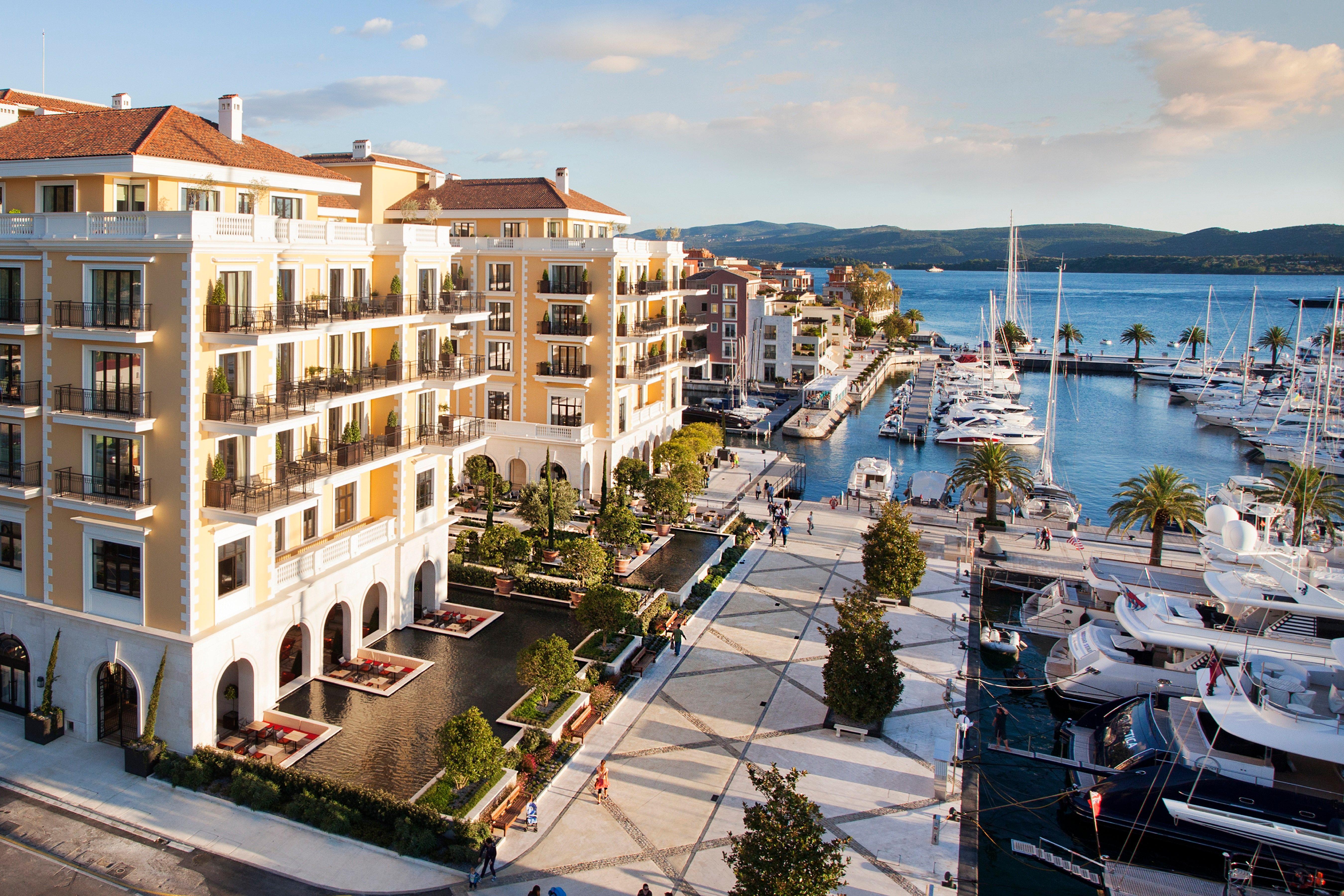 Regent Porto Montenegro Тиват Екстериор снимка View of the marina