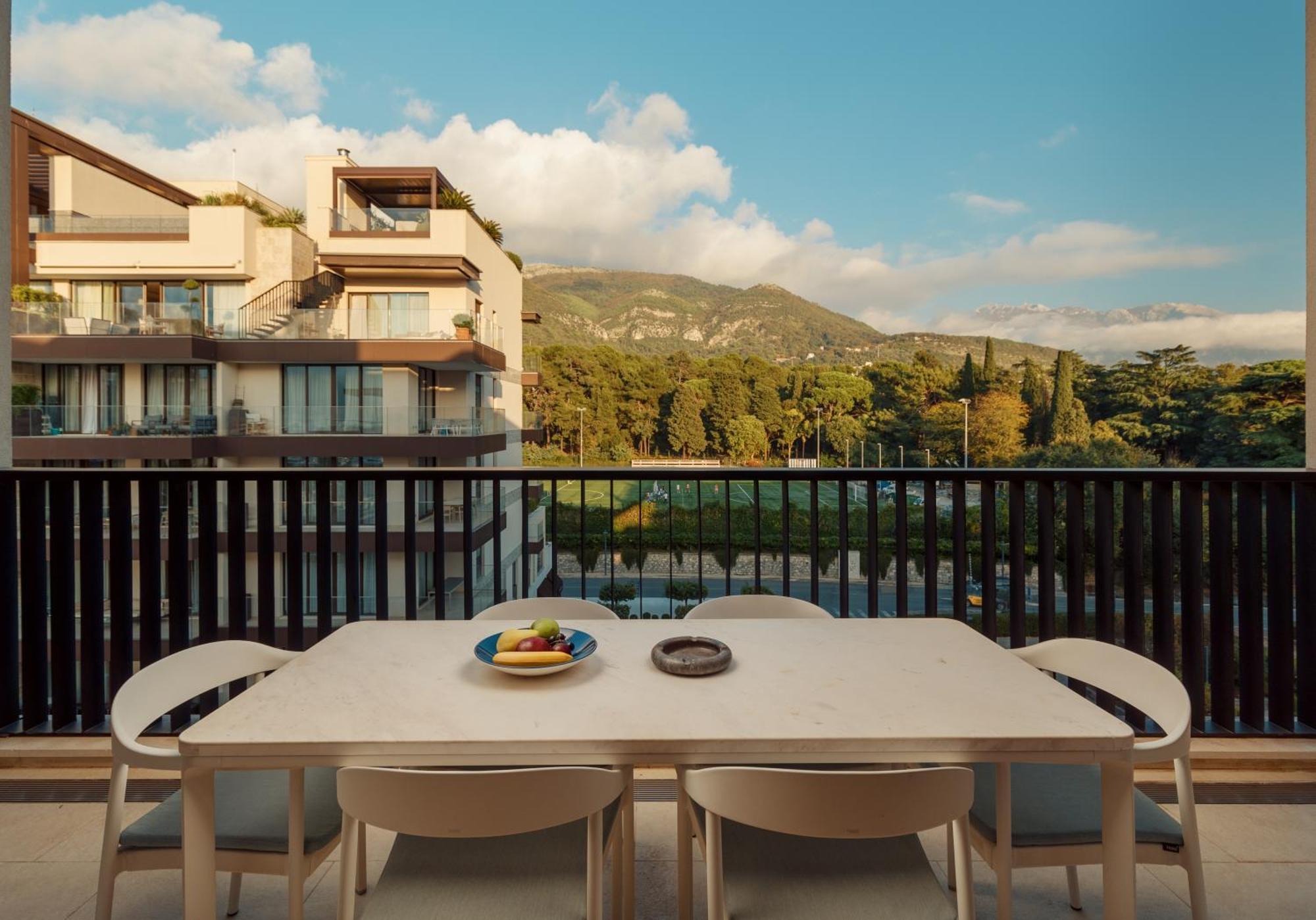 Regent Porto Montenegro Тиват Екстериор снимка View from the balcony of a suite at the hotel